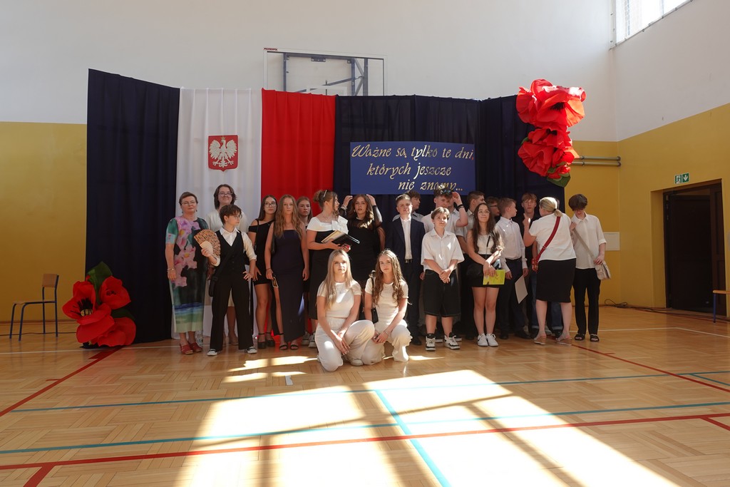 Pożegnanie uczniów klas ósmych