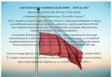 XIII Dyktando Niepodległościowe – edycja 2025