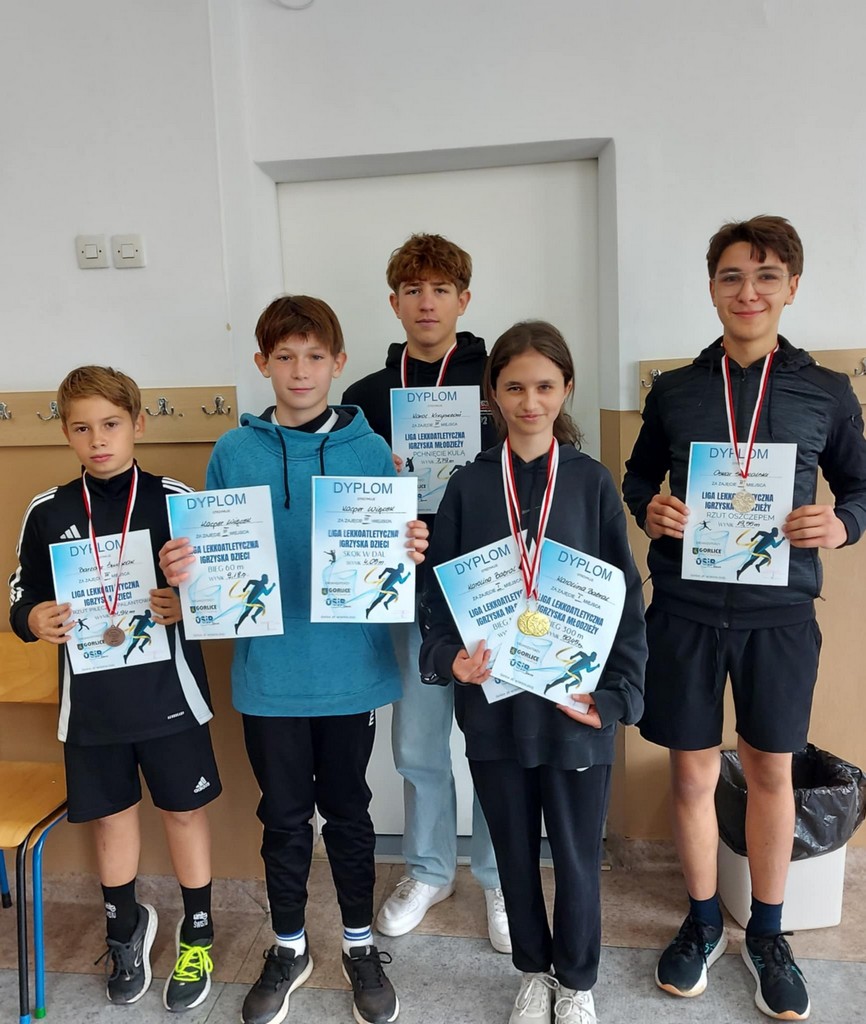 Sukcesy naszych uczniów w Lidze Lekkoatletycznej – Igrzyska Dzieci
